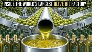 Inside the Worlds Largest Olive Oil Factory | INSANE 2000000 LB Liquid Gold Production