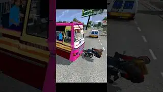 வந்துட்டான் நம்ம பஸ் முன்னாடி விழுவதற்கு #bussimulatorindonesia #bussid #gaming #shorts