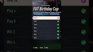 FUT Birthday Cup Rewards