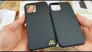 ASMR Распаковка чехла из углеродного волокна Apple iPhone 11 Pro Max AER Sports Evutec!