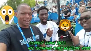 DETROIT LIONS TRAINING CAMP VLOG FEAT JAMES HOUSTON AND AMON RA ST BROWN