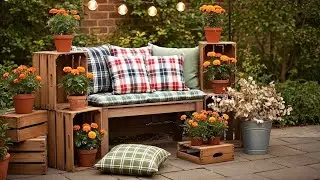 Rustic Fall Small Garden Design 2026 | Warm Tones & Natural Outdoor Charm