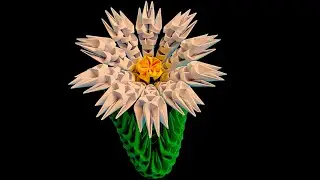 Easy 3D Origami Flower for Beginners #1 – DIY paper flower tutorial🌸