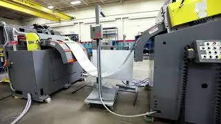 Cut-to-length line in action, COE Press Equipment