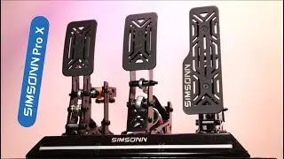 SIMSONN Pro X Pedals | 360&deg; close-up view [SIM RACING HARDWARE]