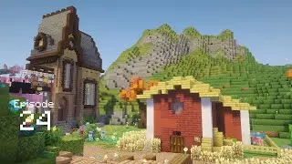 Strides SMP: Building a Moutain BACKDROP to my BASE! S3 EP24
