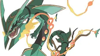 Pokémon Beedrill and Florges Adventure Secret True Final Boss A: Mega Rayquaza (No Damage for human)