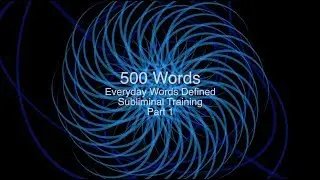 500 Words - Part 1