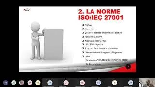 &laquo; INTRODUCTION A LA NORME ISO/IEC 27001 COMMENT VOTRE ORGANISATION POURRA-T-ELLE EN BENEFICIER ? &raquo;