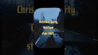 Christmas party Overland style. #Christmas #party #friends #camp #bonfire #nordic