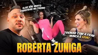 ROBERTA ZUNIGA ACHOU QUE O TREINO SERIA LEVE COM A FRANCIELLE MATTOS