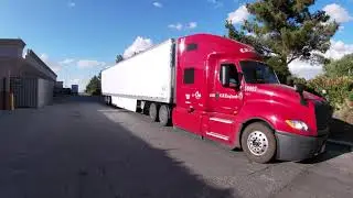 Beginner Truck Driver(pt17)smart car cutting me off while turning