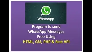 Whatsapp Api -How to Send Free Whatsapp Messages Using Php