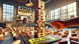 Jenga Showdown: High Stakes Tower Building | Intense Gameplay & Epic Moments **#Jenga #BoardGames