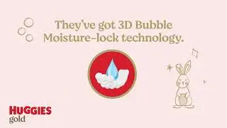New Huggies&reg; Gold nappies