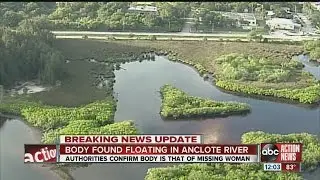 Missing woman's body found in Anclote River
