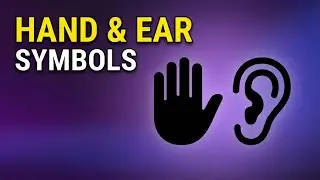 how to hand ear symbols