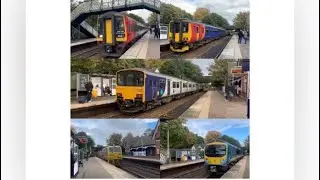 Trains At Widnes Station 23/10/2022