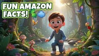 🌴 Fun Amazon Rainforest Facts for Kids! ✨️☔️ Adam's Adventures | Episode 3