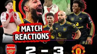 Arsenal Suffer there First Loss for the Season at Home to Man UTD!🔥|| Match Reactions || Part 1