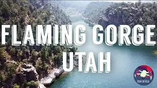Flaming Gorge. Camping trip by Drone.