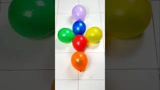 Popping  Marbles Balloons Reverse Video Asmr #satisfying #relaxing #funny #marbles #PoppingBallons
