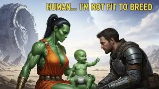 My Body’s Too Big, Human… I’m Not Fit to Breed — But He Loved Her Anyway | HFY Sci-Fi Romance Story”