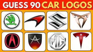 🚗Guess 90 Car LOGO in 5 Seconds | Car Brand Quiz  | Zaaff Mindquest