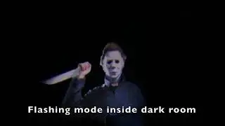 Halloween Michael Myers Shutter Flashers LED Projection Demo