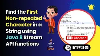 Java 8: Find the First Non-Repeated Character (in One Line!) 🎯