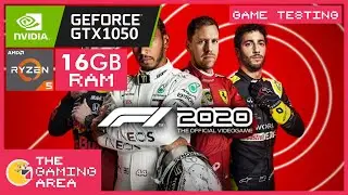 F1 2020 PC Highest Setting On Ryzen 5 3550H and GTX 1050 (1080p)