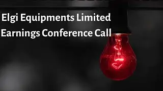 Elgi Equipments Limited Earnings Concall for Q1FY22