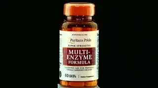 Super Strength Multi Enzyme, Puritan&rsquo;s Pride, 60 Capsules