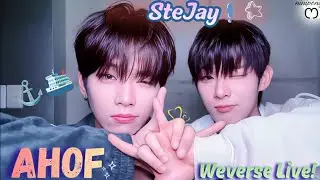 [ALL SUB] AHOF STEVEN and JL WEVERSE LIVE  🦊🦝💓 (02.22.26) All Aboard⚓ #weverselive #weverse #ahof