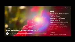 What a Wonderful World (Positive Jazz cover)
