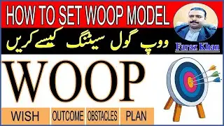 How to set WOOP Goal | WOOP Model | Faraz Khan