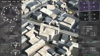 UAS Camera View - Security Surveillance Simulation Scenario with M&S Suite 14