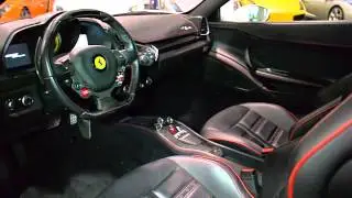 2010 Ferrari 458 Italia Pearl White Flat Black LT0747