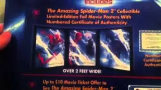 The Amazing Spiderman 2 Walmart Collectors Movie Pack