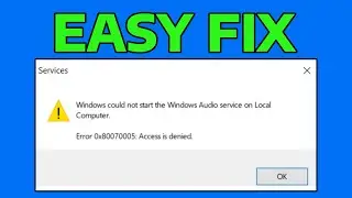 How To Fix The Audio Service is Not Running (Windows Could Not Start The Audio Service)