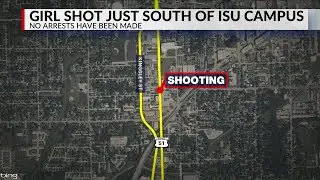 Girl shot just south of ISU campus