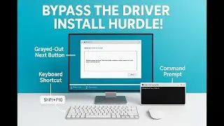 How To Bypass Install Driver Button When Installing Windows 11