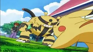 Pok&eacute;mon - Gary Vs Ash (Electivire contra Pikachu)