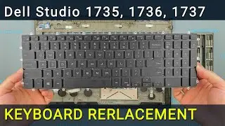 How to Replace Dell Studio 1735, 1736, 1737 Keyboard | Fix Unresponsive Keys DIY Guide