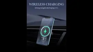 LDNIO MA20 15W Magnetic Wireless Charging Car Air Vent Mount Holder For Phone
