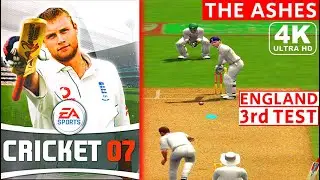 EA Sports Cricket 07 The Ashes England 3rd Test PC Gameplay 4K Ultra HD #Cricket #cricket07 #ashes