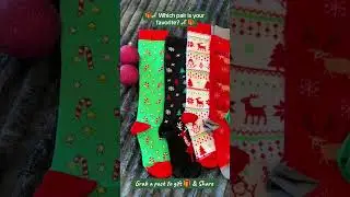 Festive Knee-High Socks for the Holidays! #cozycountdown #christmas #socks