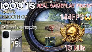 144FPS on iQOO 15? 😳 BGMI Real Gameplay Proof | Full Rush Gameplay#bgmi #iqoo15bgmi#iqoo