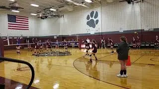 Delaware Academy V'ball game 2019