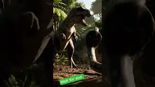 dinosaur fight #aivideo #sauravjoshivlogs #lifeisbutadream